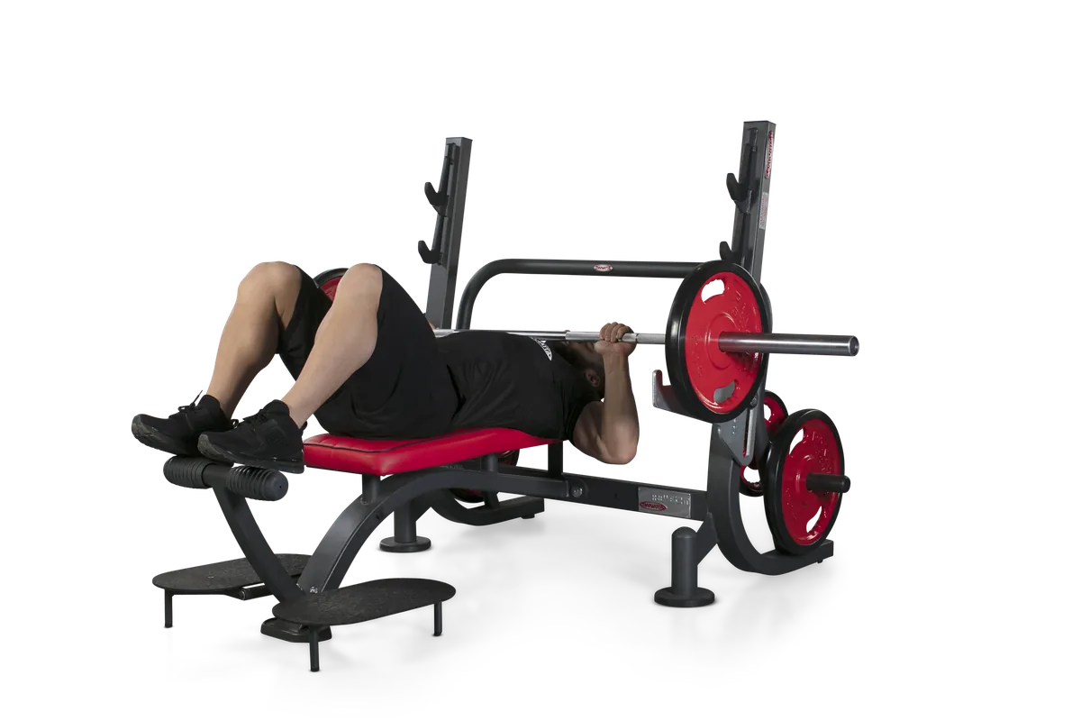 Super olympic flat bench view 4