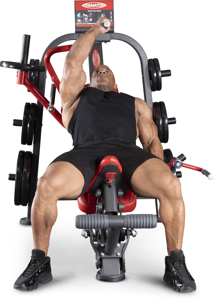 Super upper chest flight machine view 4