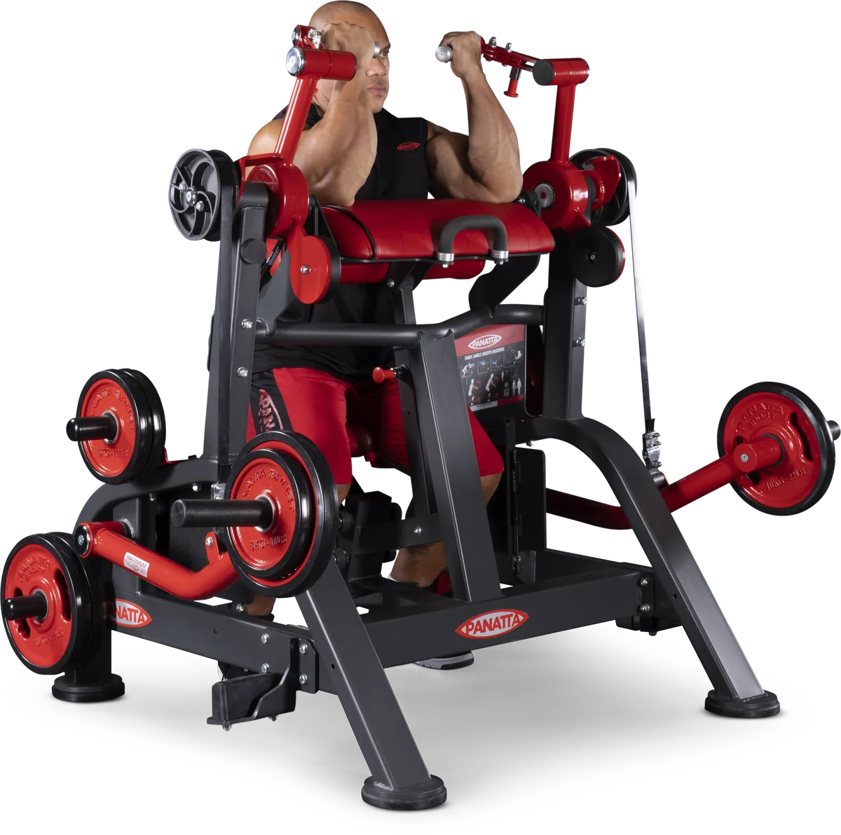 Three Angles Biceps Machine view 10
