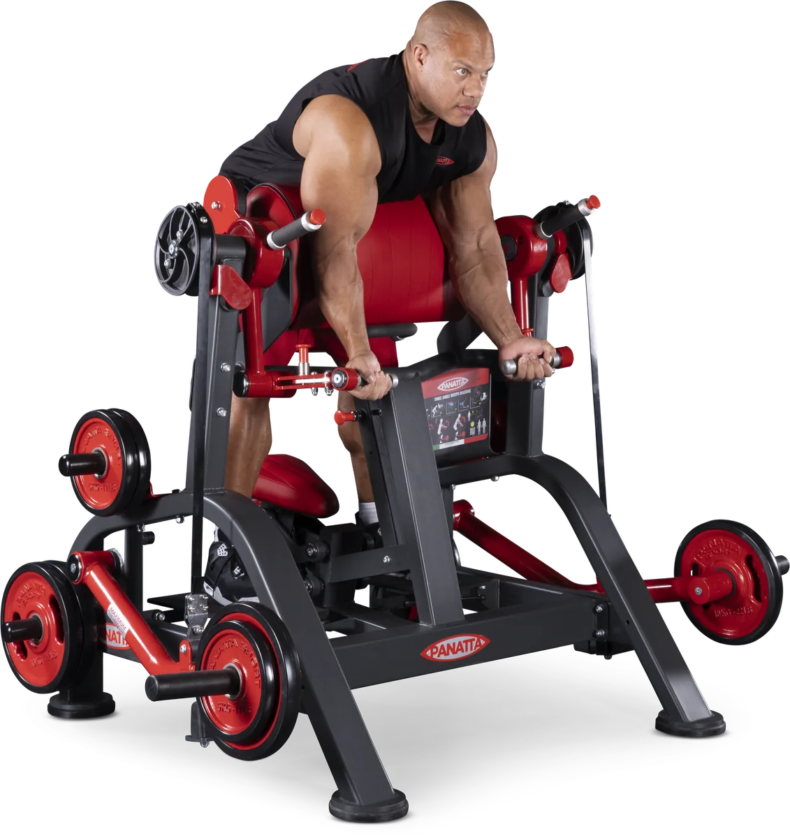 Three Angles Biceps Machine view 4