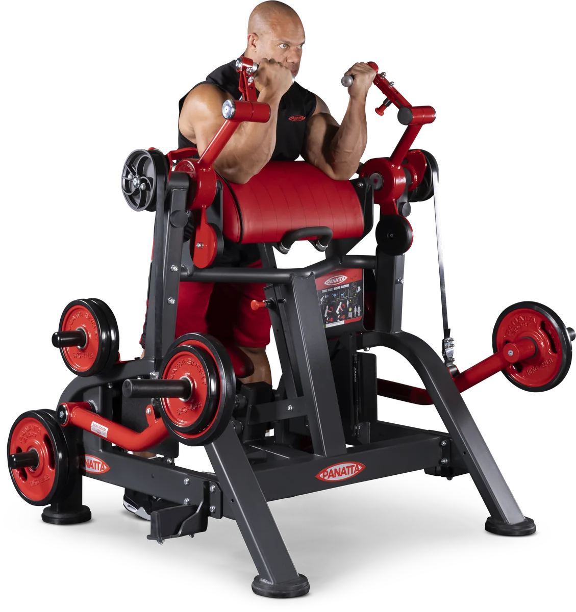 Three Angles Biceps Machine view 8