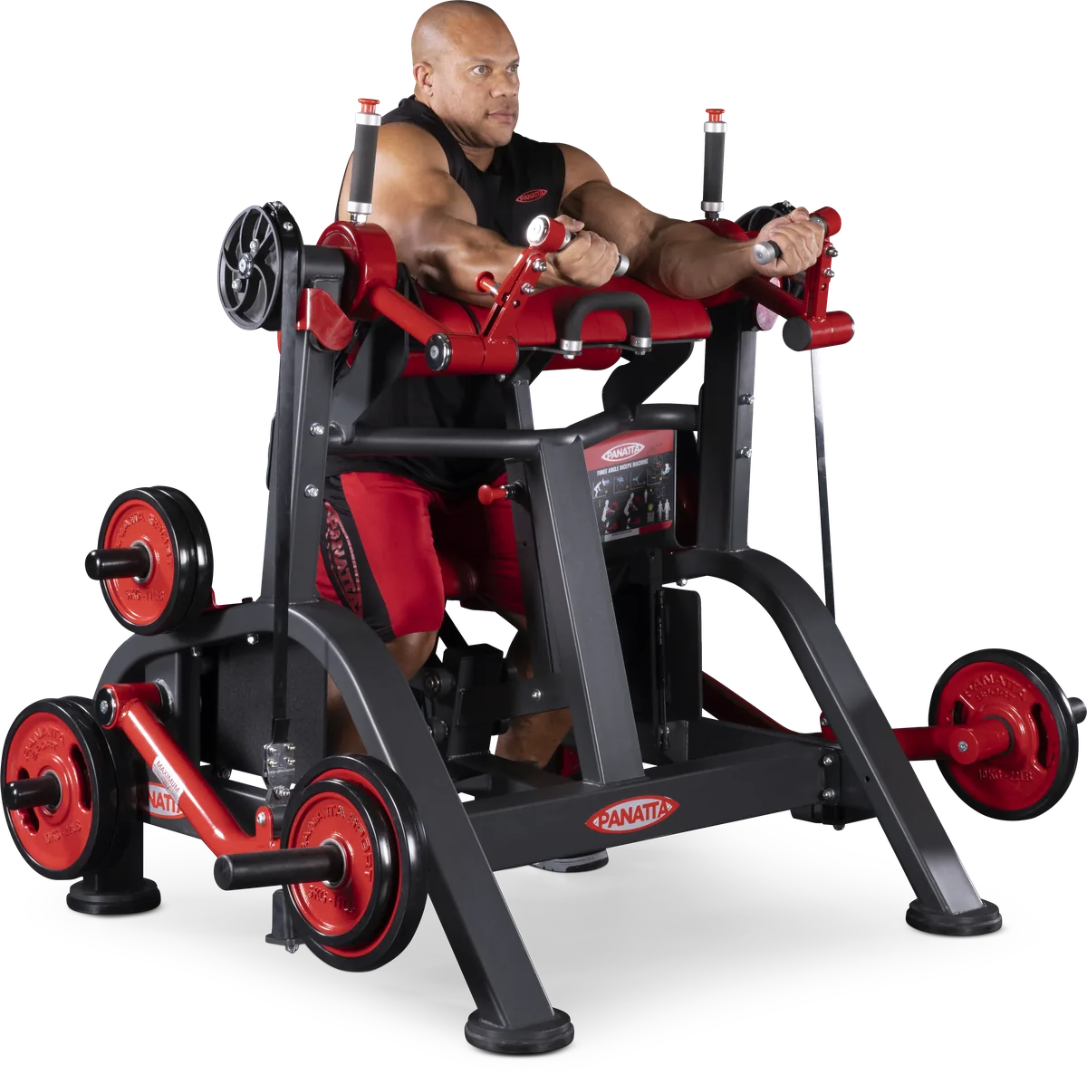 Three Angles Biceps Machine view 9