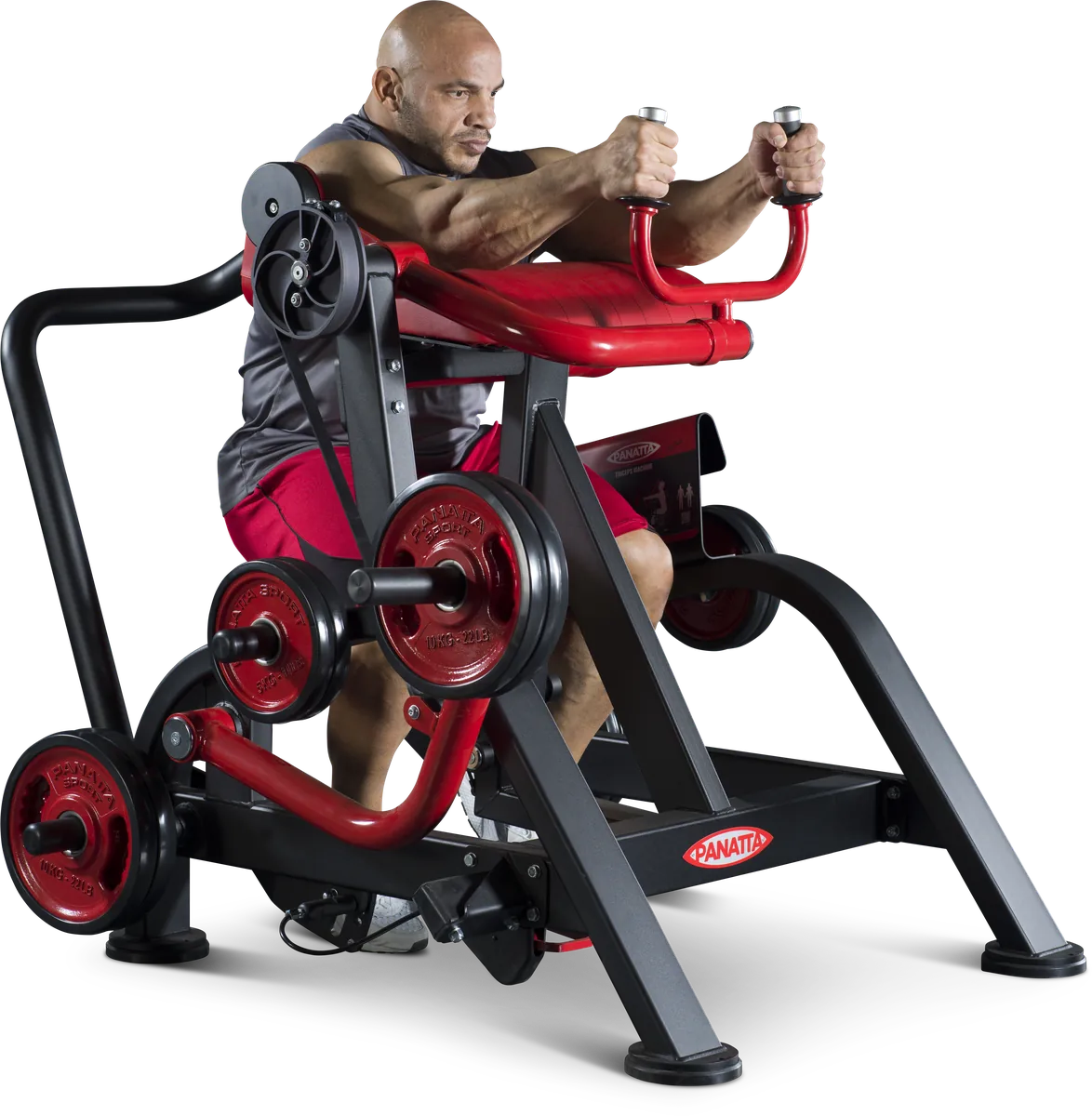 Triceps machine view 2