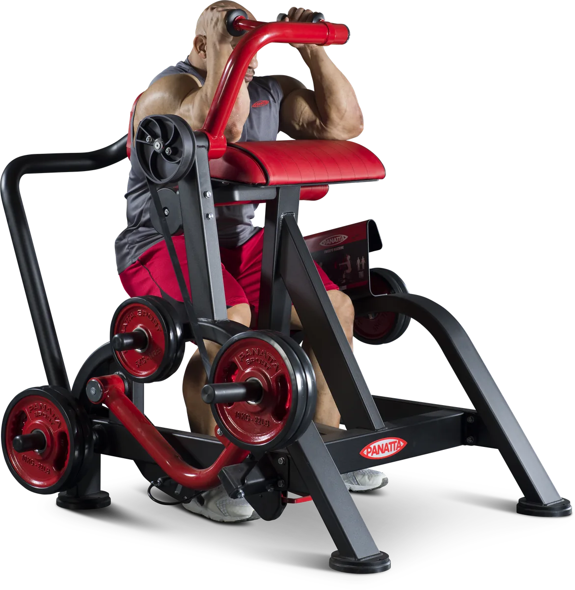 Triceps machine view 3