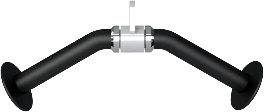 Rubberized triceps pressdown bar