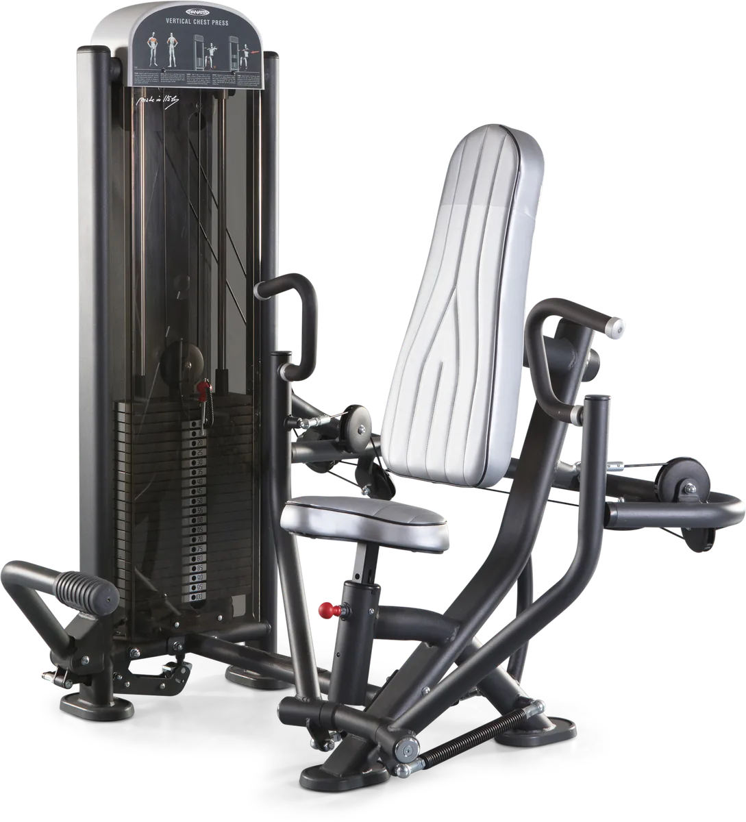 Vertical chest press