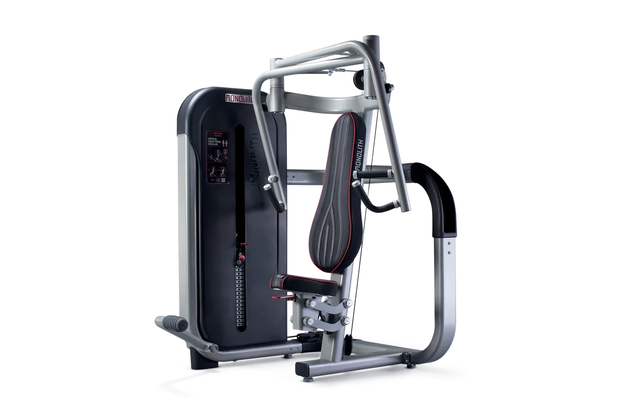 Vertical chest press circular