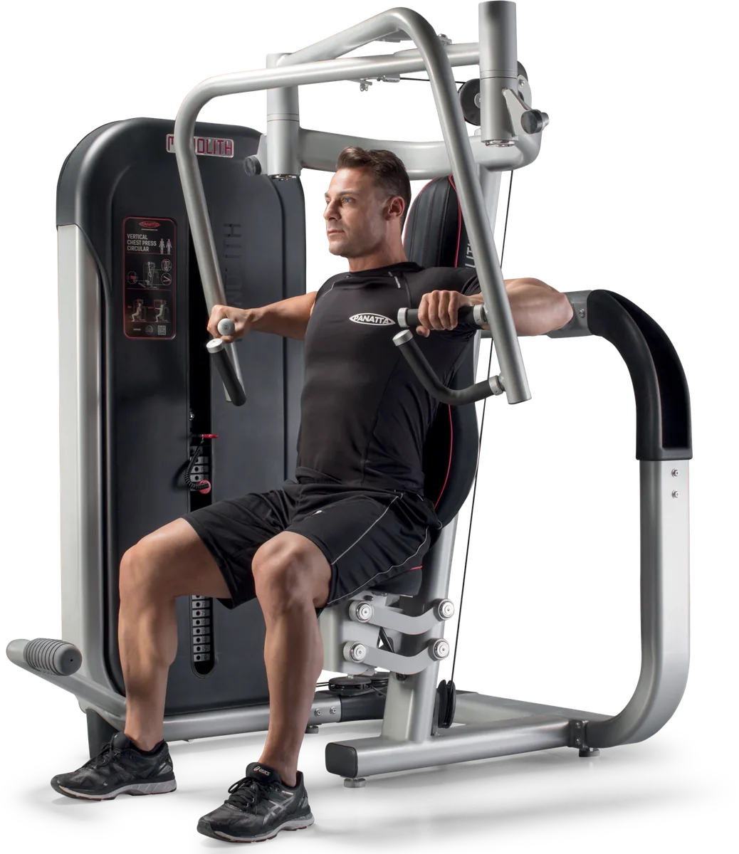 Vertical chest press circular view 2