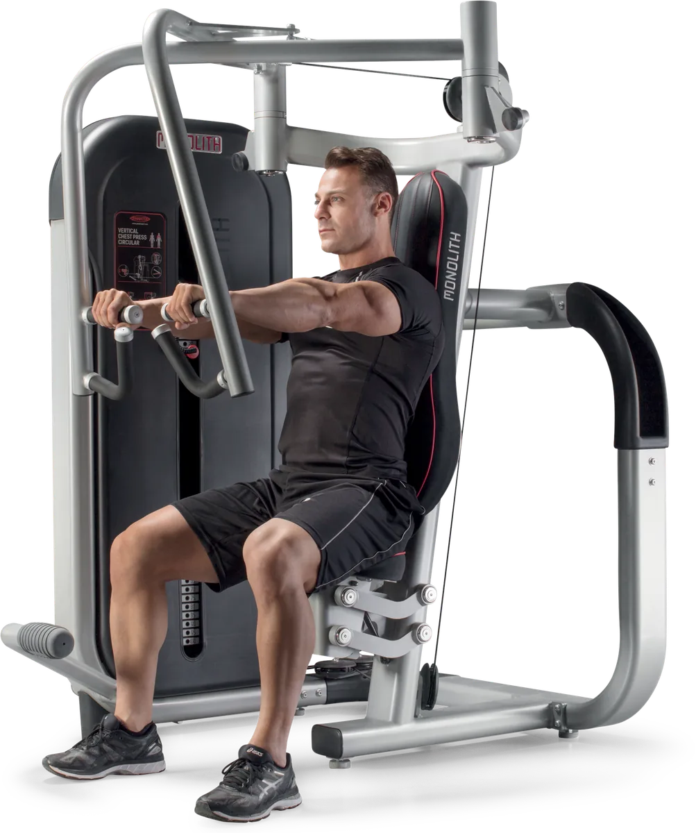 Vertical chest press circular view 3