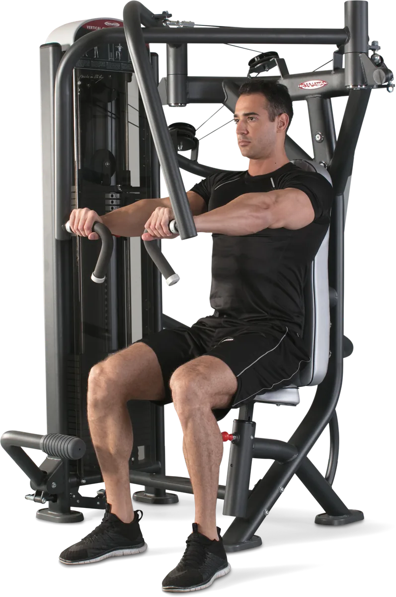 Vertical chest press circular view 2