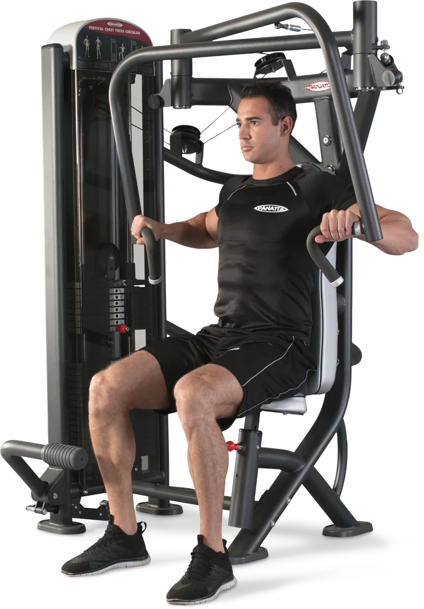 Vertical chest press circular view 3